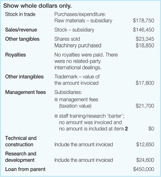 Suggested answer to item 2