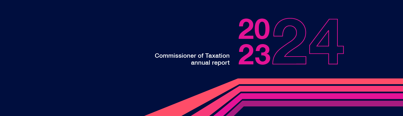 Commissioner of Taxation annual report 2023-24.