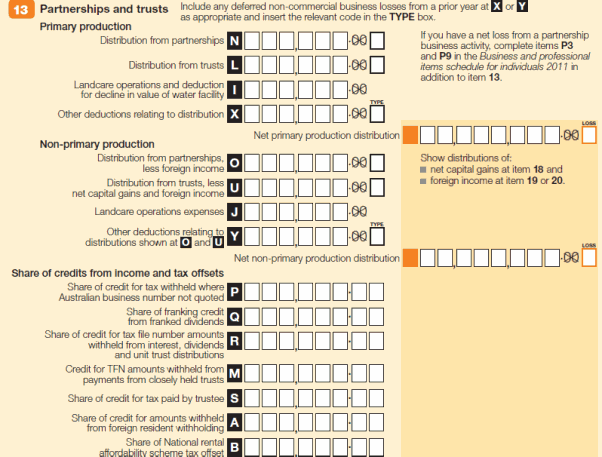 TaxPack supplement 2011: item 13