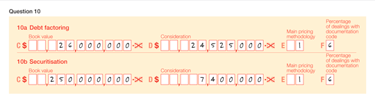 With this information the Australian taxpayer completes question 10